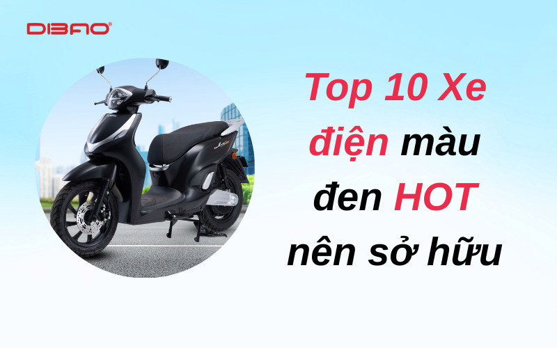 Top 10 Xe điện màu đen HOT nên sở hữu trong năm 2026